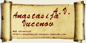 Anastasija Vučenov vizit kartica